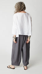 Cropped Dart Pant Parachute Rayon