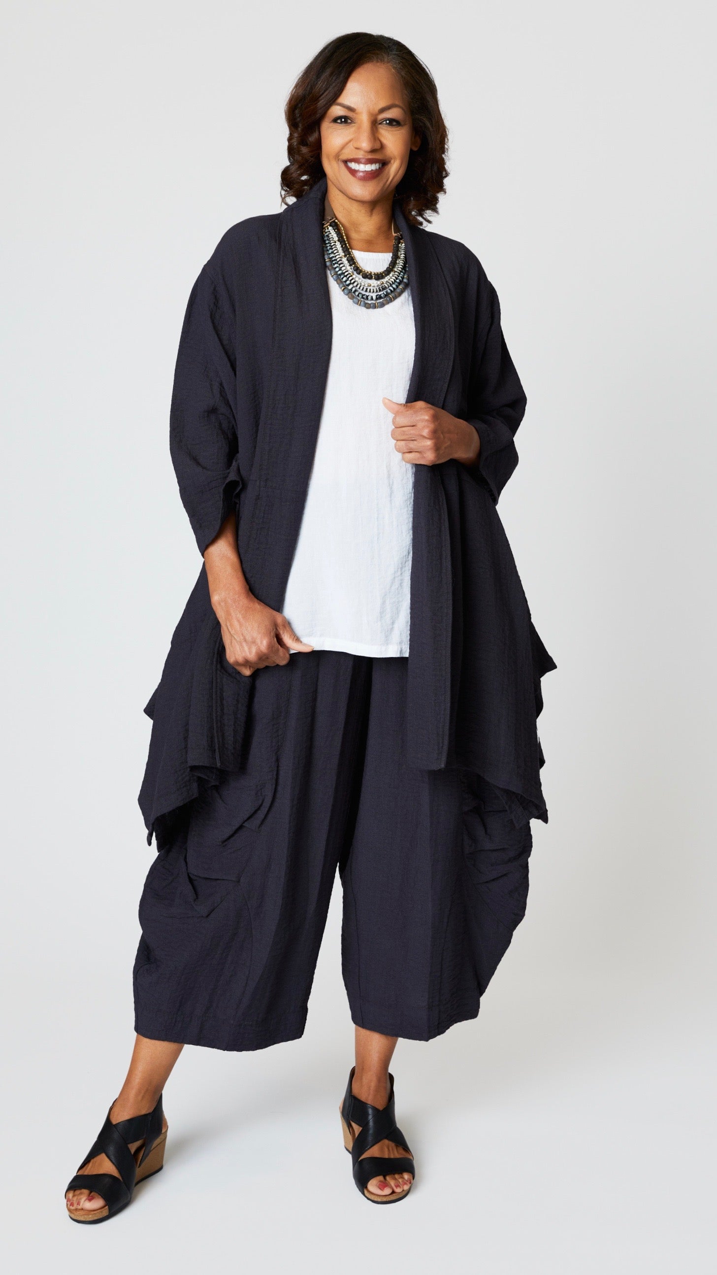 Gerties 11 Stitch Gaia Jacket - Black Pearl