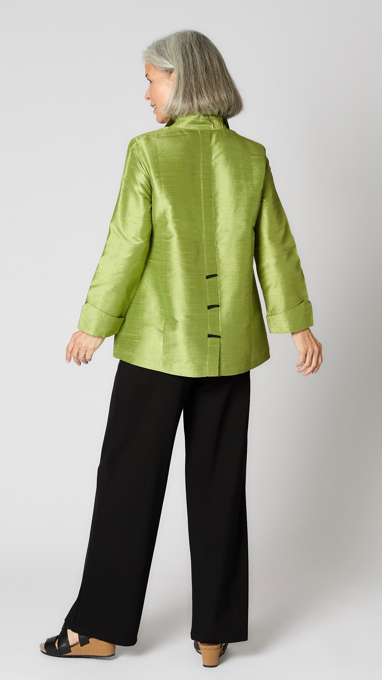 A-Line Silk Cocktail Blouse