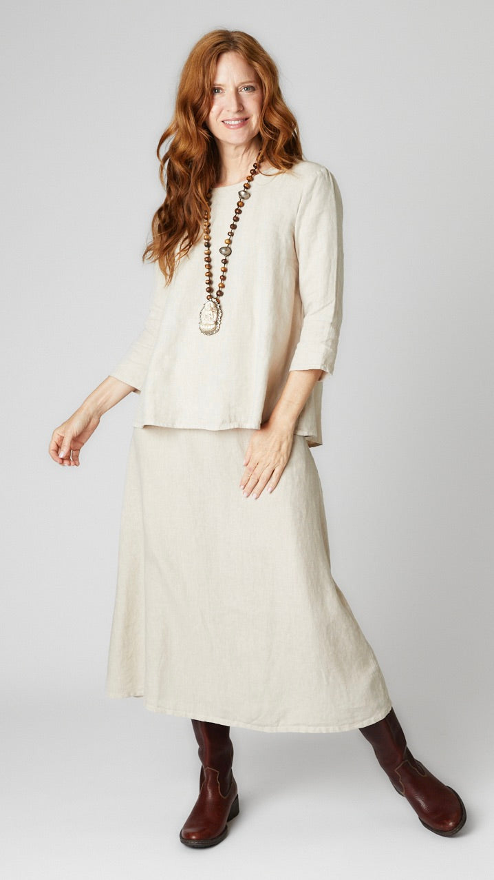 Linen A-Line Top