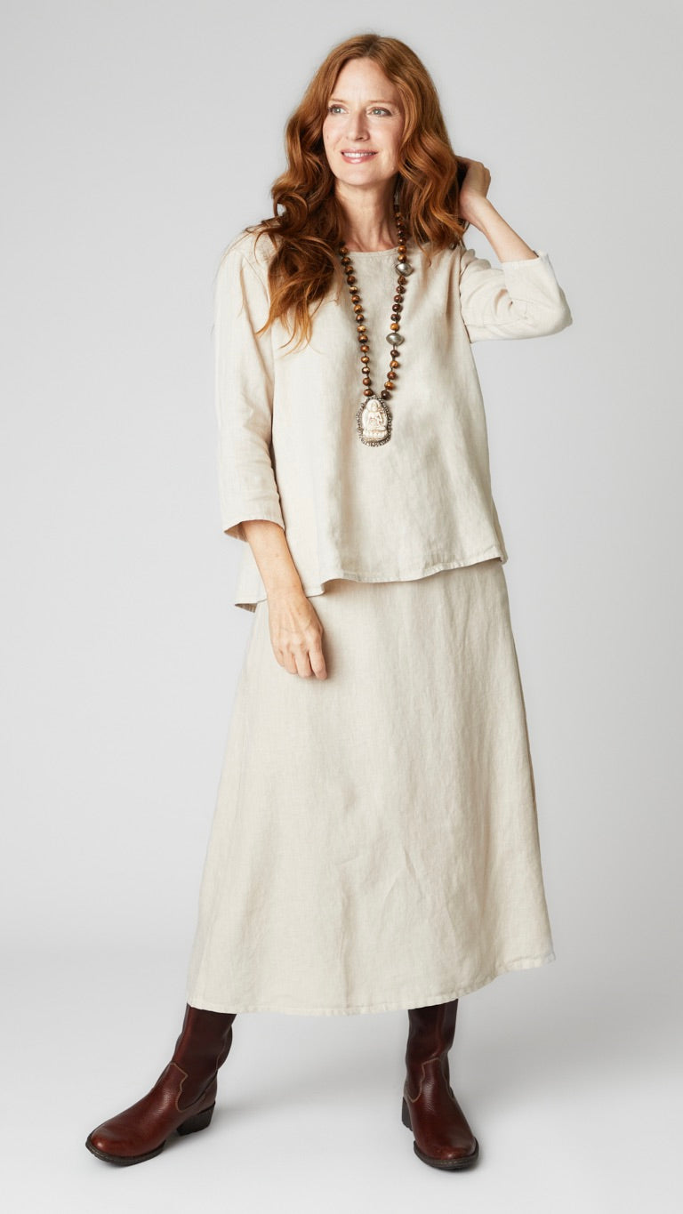 Linen A-Line Top