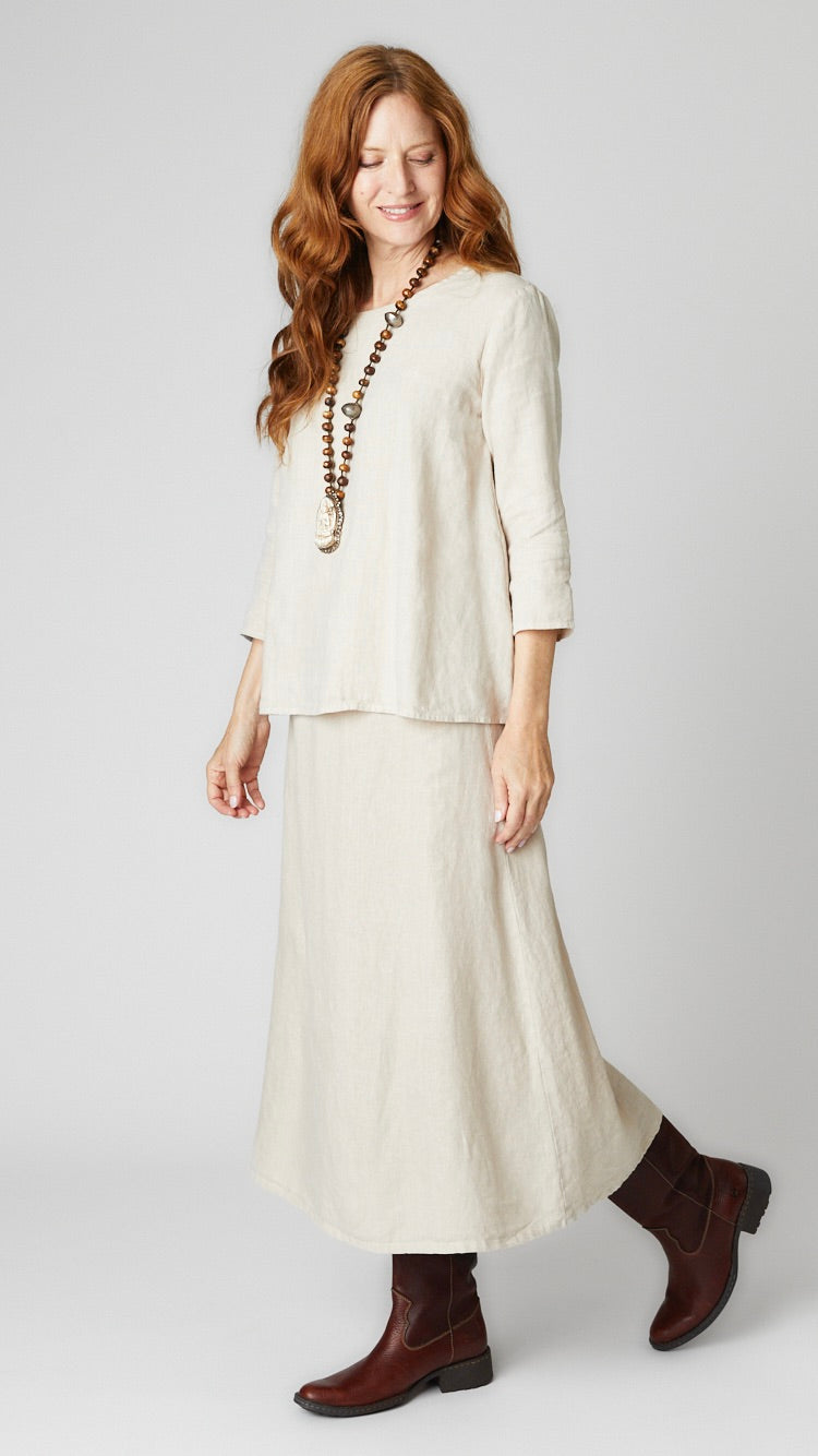 Linen A-Line Top