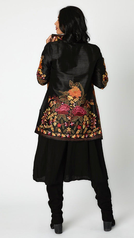 Heritage Embroidered Silk Duster