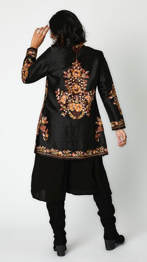 Heritage Embroidered Silk Duster