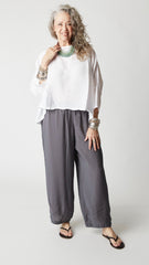 Cropped Dart Pant Parachute Rayon